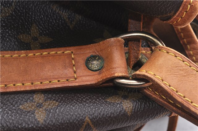 Authentic Louis Vuitton Monogram Noe Shoulder Drawstring Bag M42224 LV 4315F