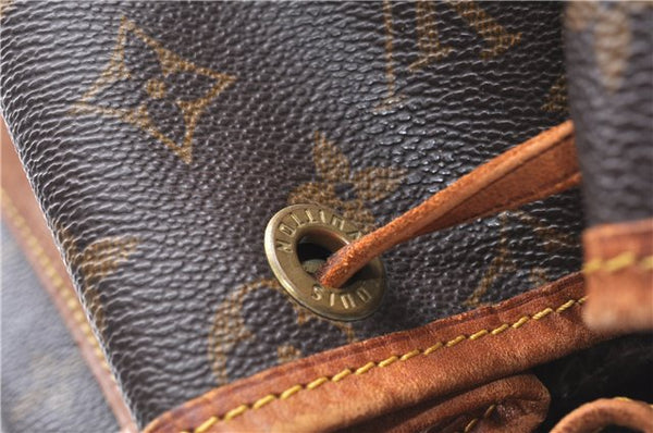 Authentic Louis Vuitton Monogram Noe Shoulder Drawstring Bag M42224 LV 4315F