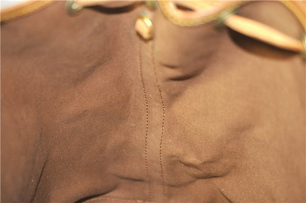 Authentic Louis Vuitton Monogram Noe Shoulder Drawstring Bag M42224 LV 4315F