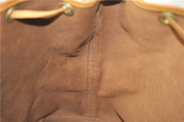 Authentic Louis Vuitton Monogram Noe Shoulder Drawstring Bag M42224 LV 4315F