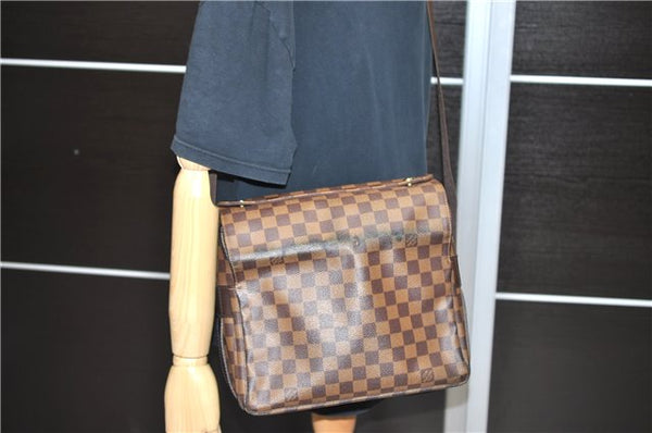 Authentic LOUIS VUITTON Damier Naviglio Shoulder Cross Body Bag N45255 LV 4316C