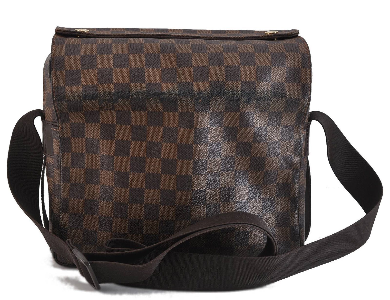 Authentic LOUIS VUITTON Damier Naviglio Shoulder Cross Body Bag N45255 LV 4316C