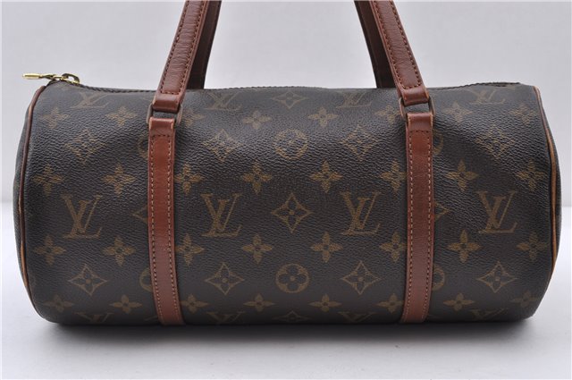 Authentic LOUIS VUITTON Monogram Papillon 30 Hand Bag Old Model LV 4317C