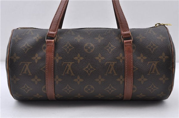 Authentic LOUIS VUITTON Monogram Papillon 30 Hand Bag Old Model LV 4317C