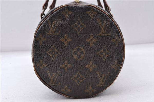 Authentic LOUIS VUITTON Monogram Papillon 30 Hand Bag Old Model LV 4317C