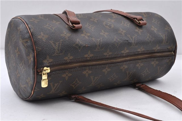 Authentic LOUIS VUITTON Monogram Papillon 30 Hand Bag Old Model LV 4317C