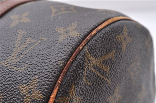 Authentic LOUIS VUITTON Monogram Papillon 30 Hand Bag Old Model LV 4317C