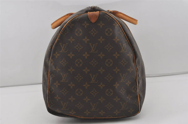 Authentic Louis Vuitton Monogram Keepall 55 Travel Boston Bag M41424 LV 4317I