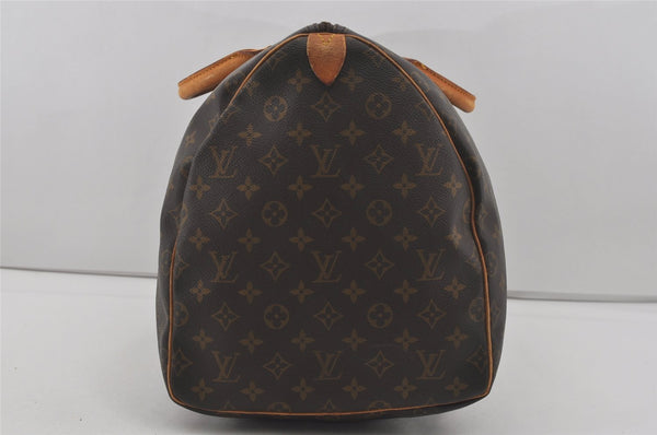 Authentic Louis Vuitton Monogram Keepall 55 Travel Boston Bag M41424 LV 4317I