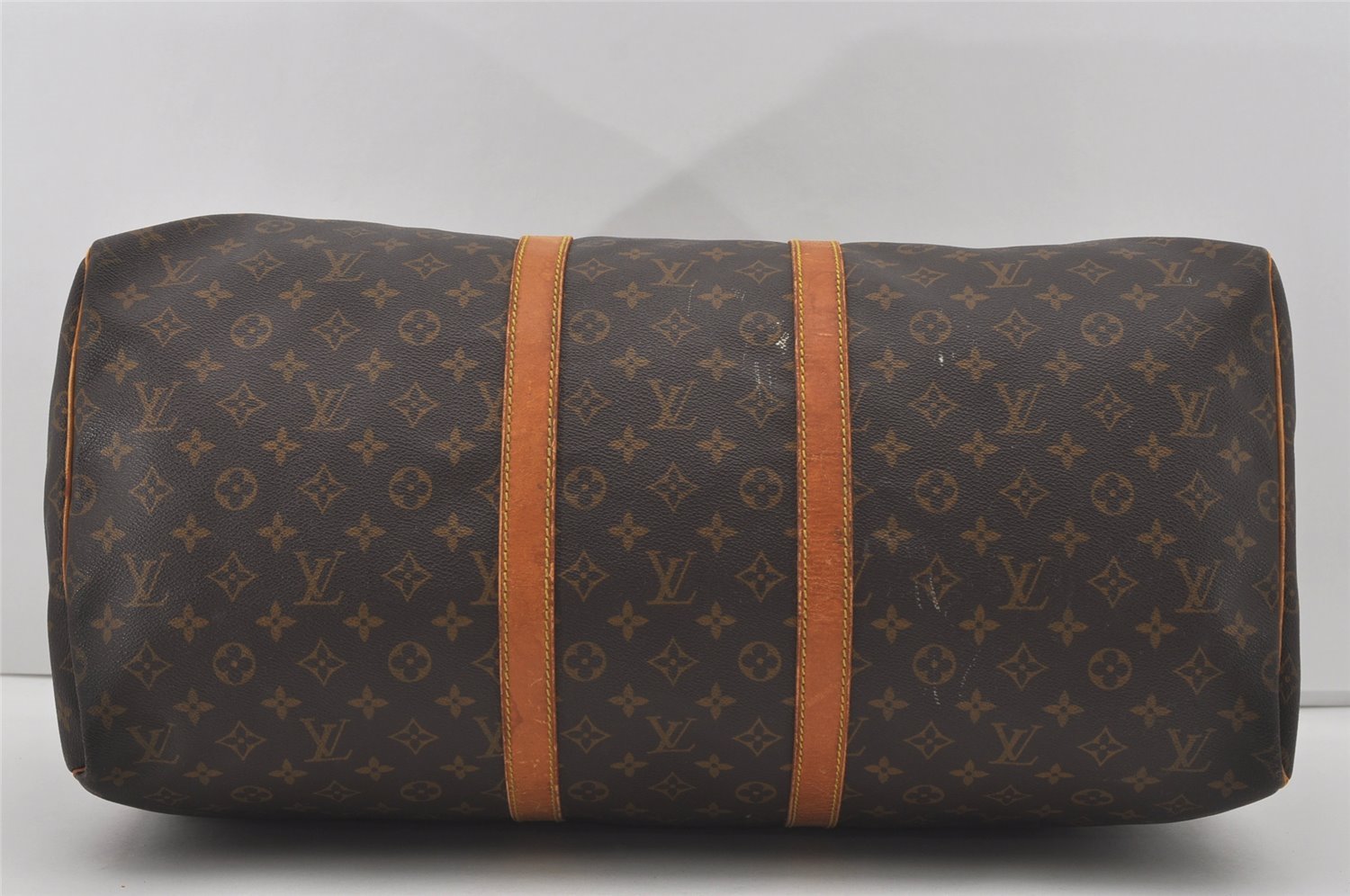Authentic Louis Vuitton Monogram Keepall 55 Travel Boston Bag M41424 LV 4317I