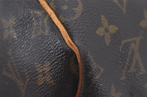 Authentic Louis Vuitton Monogram Keepall 55 Travel Boston Bag M41424 LV 4317I