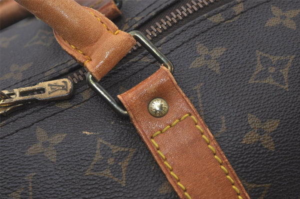 Authentic Louis Vuitton Monogram Keepall 55 Travel Boston Bag M41424 LV 4317I