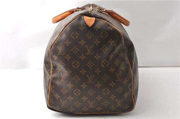 Authentic Louis Vuitton Monogram Keepall 55 Travel Boston Bag M41424 LV 4318F