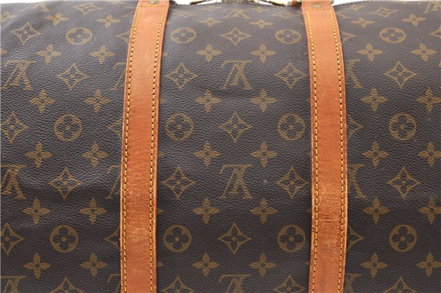 Authentic Louis Vuitton Monogram Keepall 55 Travel Boston Bag M41424 LV 4318F