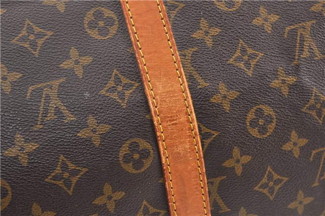 Authentic Louis Vuitton Monogram Keepall 55 Travel Boston Bag M41424 LV 4318F