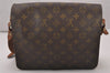Authentic Louis Vuitton Monogram Cartouchiere GM Shoulder Bag Old Model 4318I