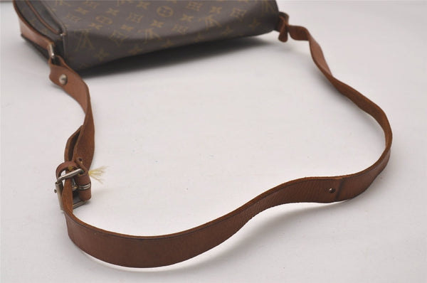 Authentic Louis Vuitton Monogram Cartouchiere GM Shoulder Bag Old Model 4318I
