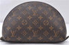 Auth LOUIS VUITTON Monogram Trousse Demi Ronde 23 Cosmetic Pouch M47520 LV 4319C
