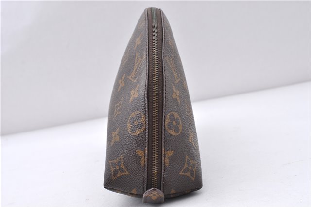 Auth LOUIS VUITTON Monogram Trousse Demi Ronde 23 Cosmetic Pouch M47520 LV 4319C