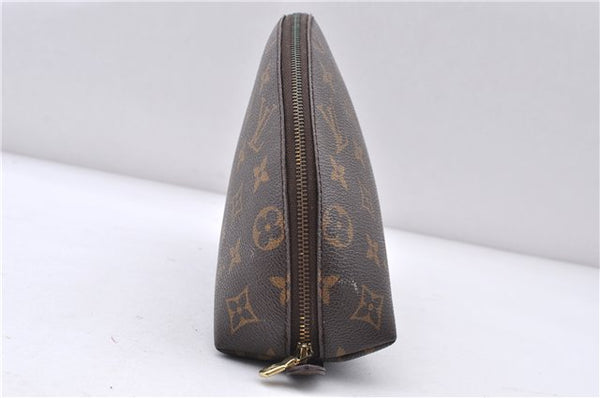Auth LOUIS VUITTON Monogram Trousse Demi Ronde 23 Cosmetic Pouch M47520 LV 4319C