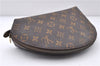 Auth LOUIS VUITTON Monogram Trousse Demi Ronde 23 Cosmetic Pouch M47520 LV 4319C