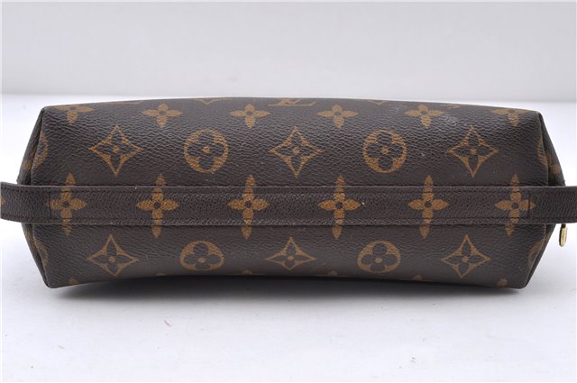 Auth LOUIS VUITTON Monogram Trousse Demi Ronde 23 Cosmetic Pouch M47520 LV 4319C