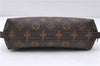 Auth LOUIS VUITTON Monogram Trousse Demi Ronde 23 Cosmetic Pouch M47520 LV 4319C