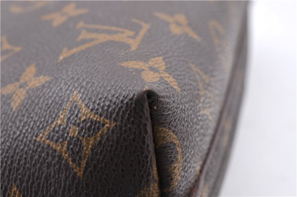 Auth LOUIS VUITTON Monogram Trousse Demi Ronde 23 Cosmetic Pouch M47520 LV 4319C
