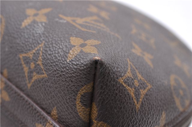 Auth LOUIS VUITTON Monogram Trousse Demi Ronde 23 Cosmetic Pouch M47520 LV 4319C