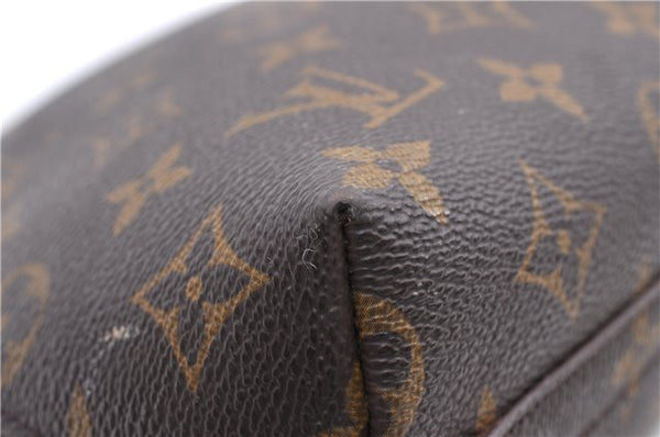 Auth LOUIS VUITTON Monogram Trousse Demi Ronde 23 Cosmetic Pouch M47520 LV 4319C