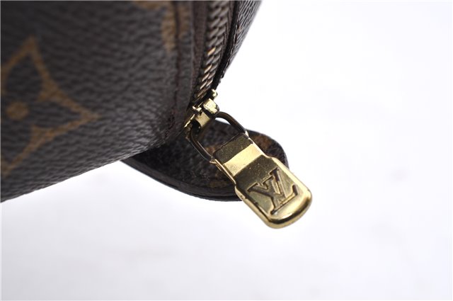 Auth LOUIS VUITTON Monogram Trousse Demi Ronde 23 Cosmetic Pouch M47520 LV 4319C
