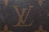 Auth LOUIS VUITTON Monogram Trousse Demi Ronde 23 Cosmetic Pouch M47520 LV 4319C