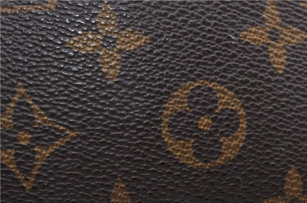 Auth LOUIS VUITTON Monogram Trousse Demi Ronde 23 Cosmetic Pouch M47520 LV 4319C