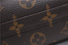 Auth LOUIS VUITTON Monogram Trousse Demi Ronde 23 Cosmetic Pouch M47520 LV 4319C