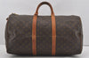 Authentic Louis Vuitton Monogram Keepall 50 Travel Boston Bag Old Model LV 4319I