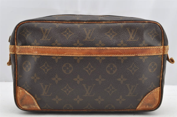 Authentic Louis Vuitton Monogram Compiegne 28 Clutch Hand Bag M51845 Junk 4321I