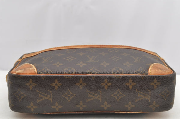Authentic Louis Vuitton Monogram Compiegne 28 Clutch Hand Bag M51845 Junk 4321I