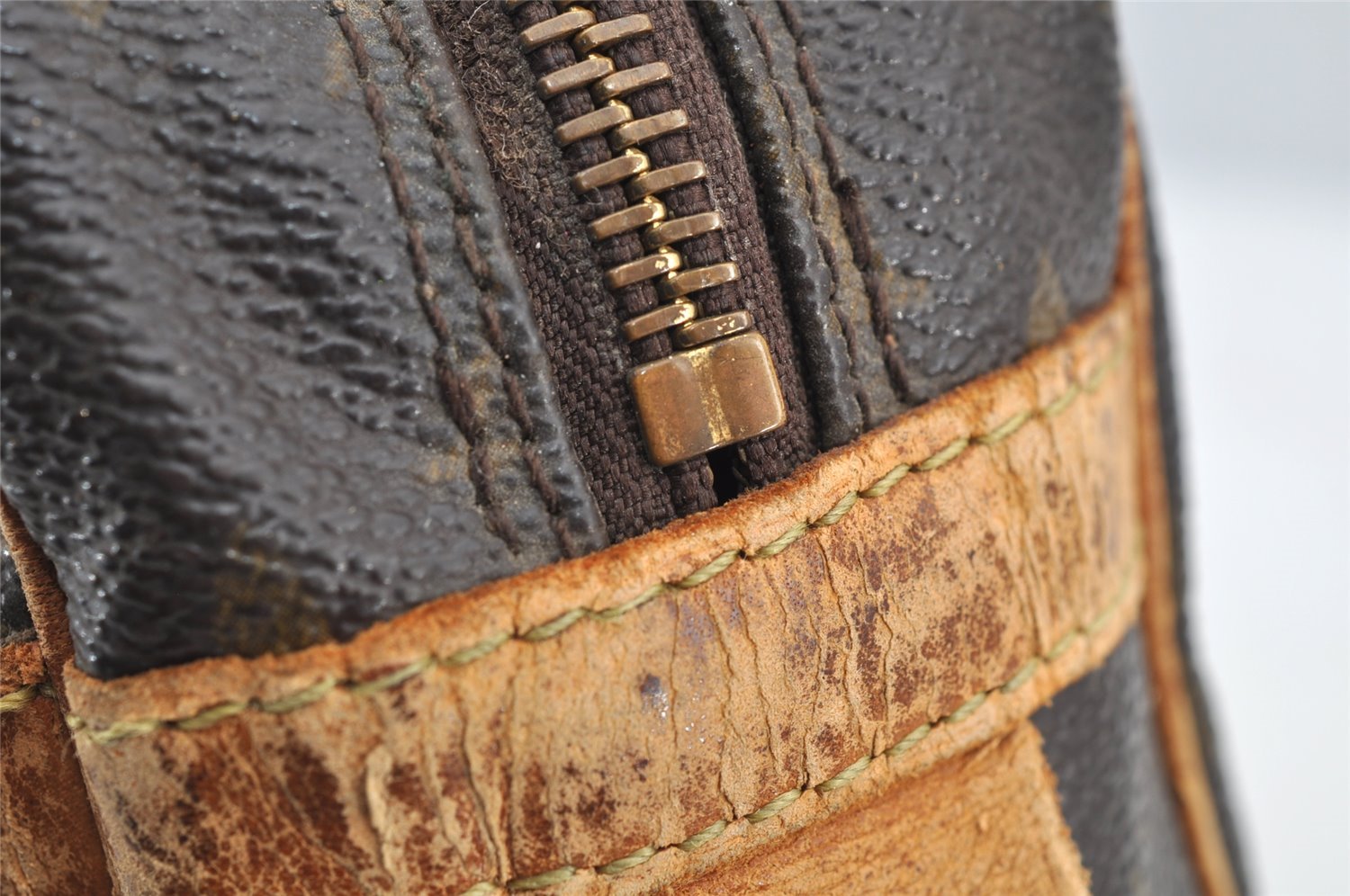 Authentic Louis Vuitton Monogram Compiegne 28 Clutch Hand Bag M51845 Junk 4321I