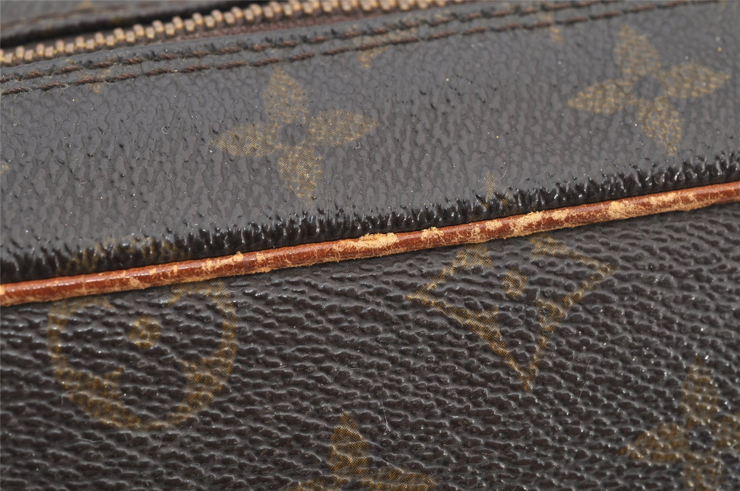 Authentic Louis Vuitton Monogram Compiegne 28 Clutch Hand Bag M51845 Junk 4321I