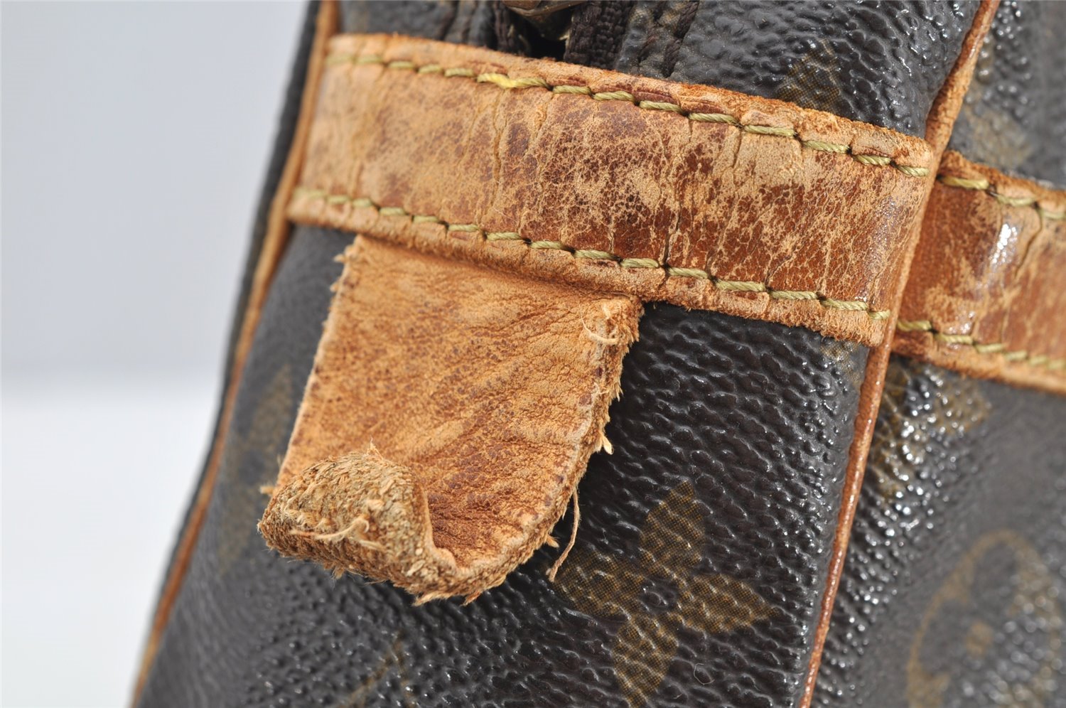 Authentic Louis Vuitton Monogram Compiegne 28 Clutch Hand Bag M51845 Junk 4321I