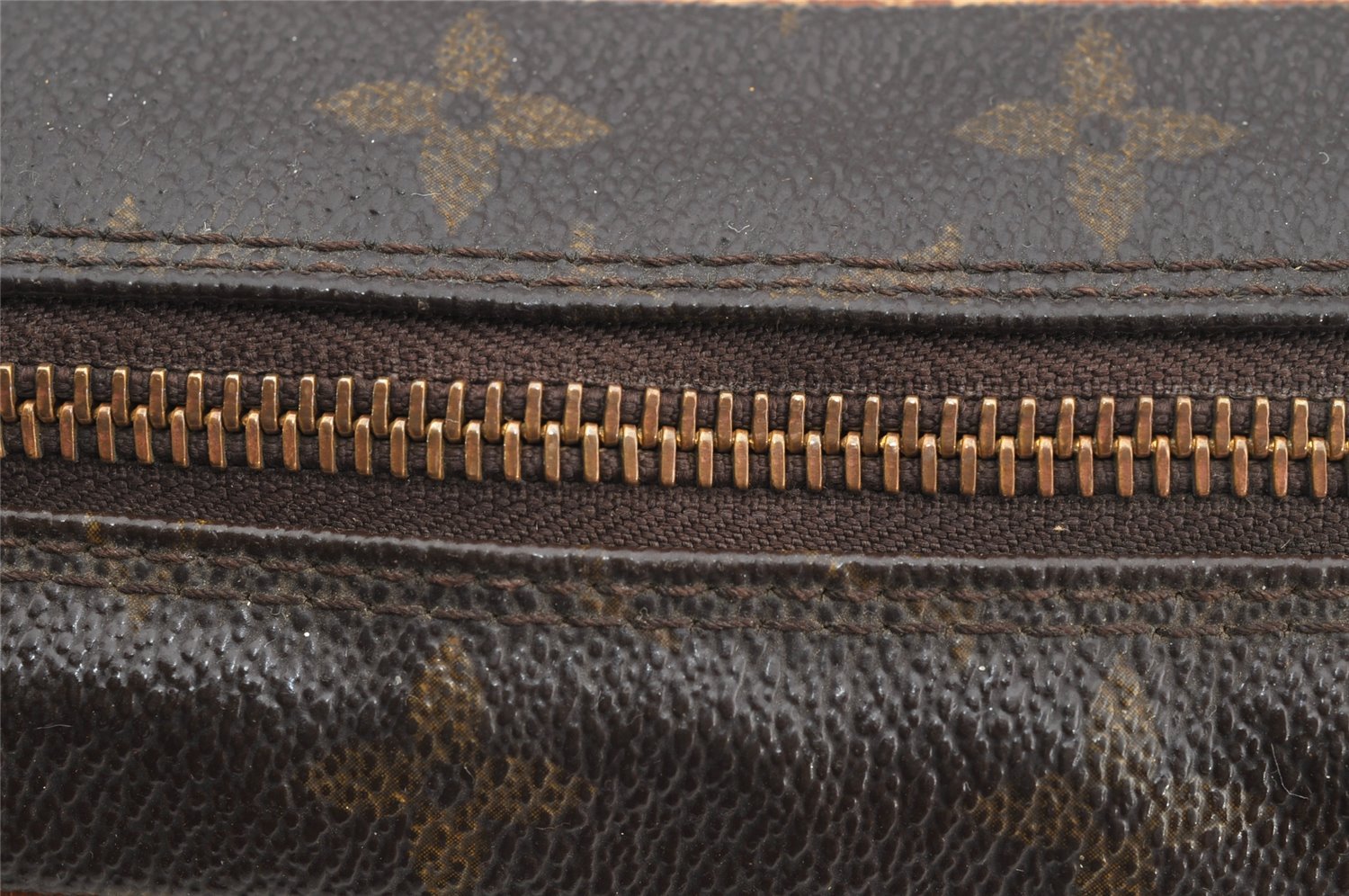 Authentic Louis Vuitton Monogram Compiegne 28 Clutch Hand Bag M51845 Junk 4321I