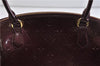 Authentic LOUIS VUITTON Vernis Sherwood PM Hand Bag Purple M91492 LV 4322C