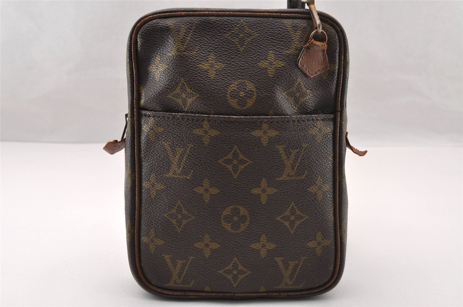 Authentic Louis Vuitton Monogram Danube Shoulder Cross Bag Old Model LV 4322I
