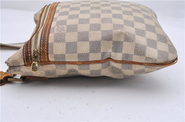 Auth Louis Vuitton Damier Azur Pochette Bosphore Shoulder Bag N51112 Junk 4323D