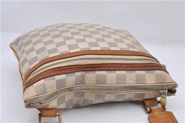 Auth Louis Vuitton Damier Azur Pochette Bosphore Shoulder Bag N51112 Junk 4323D