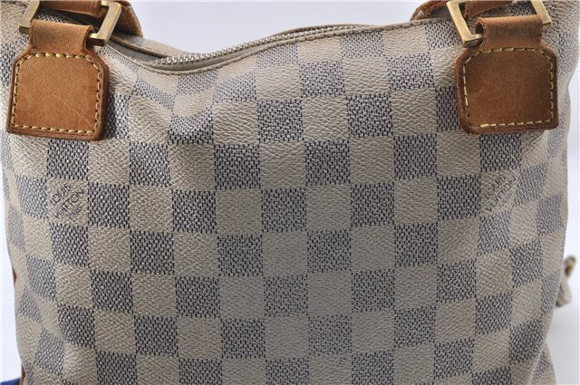 Auth Louis Vuitton Damier Azur Pochette Bosphore Shoulder Bag N51112 Junk 4323D