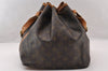 Authentic Louis Vuitton Monogram Petit Noe M42226 Shoulder Drawstring Bag 4324I