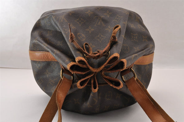 Authentic Louis Vuitton Monogram Petit Noe M42226 Shoulder Drawstring Bag 4324I