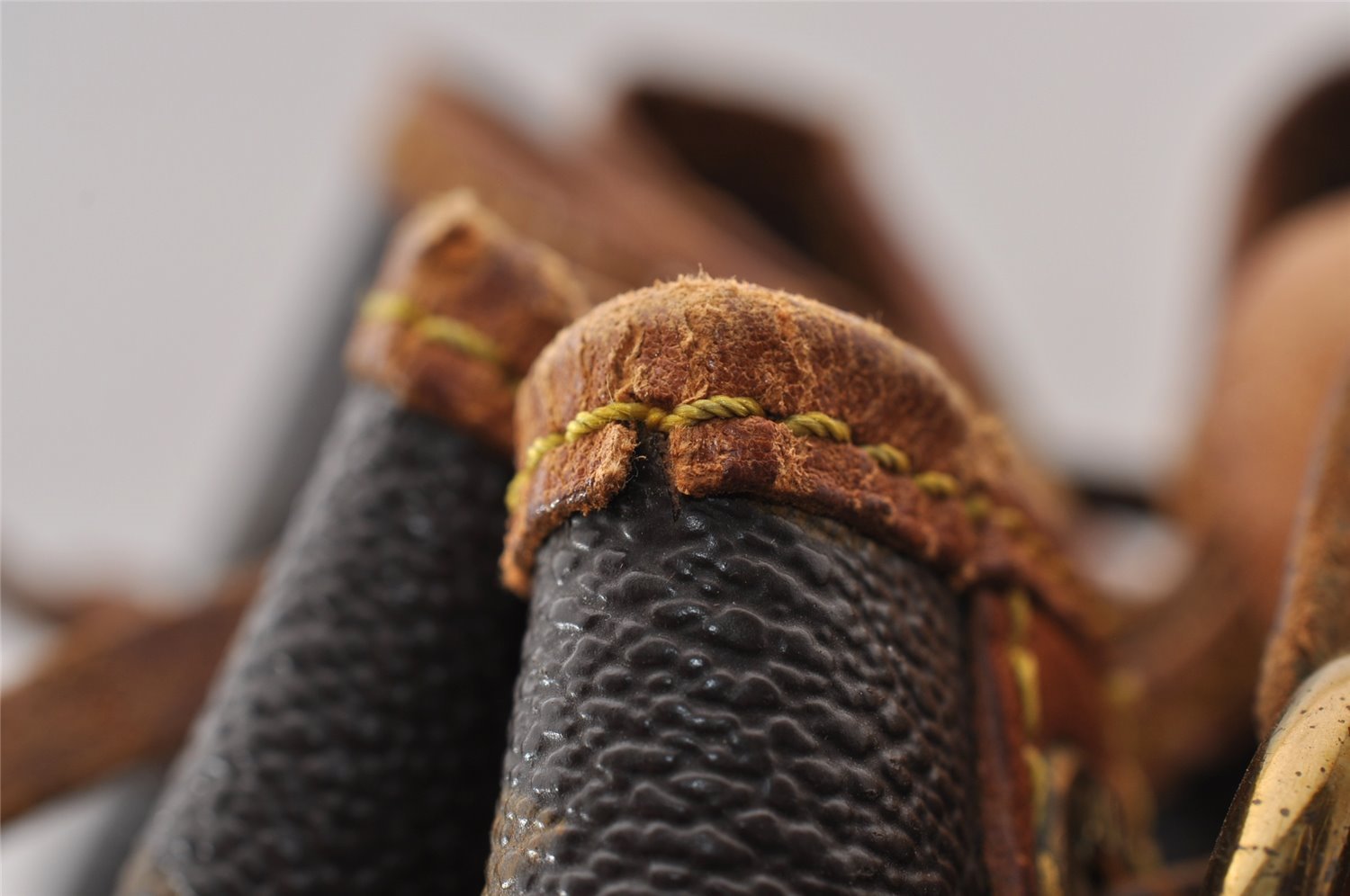 Authentic Louis Vuitton Monogram Petit Noe M42226 Shoulder Drawstring Bag 4324I