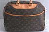 Authentic LOUIS VUITTON Monogram Deauville Hand Bag M47270 LV 4326C